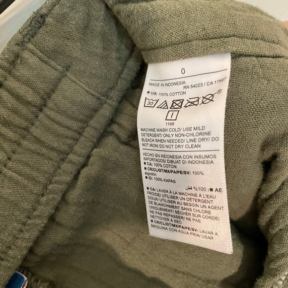 Two pairs of Old Navy High-Waisted Slouchy Cropped Tapered Workwear Pants - Picture 7 of 11